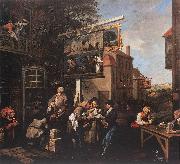 HOGARTH, William Soliciting Votes s oil painting